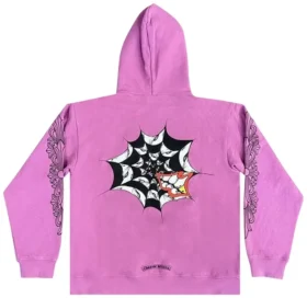 Sudadera con capucha Chrome Hearts X Matty Boy Web en morado