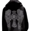 Sudadera con capucha con pedrería de Chrome Hearts Sudadera con capucha con pedrería de Chrome Hearts