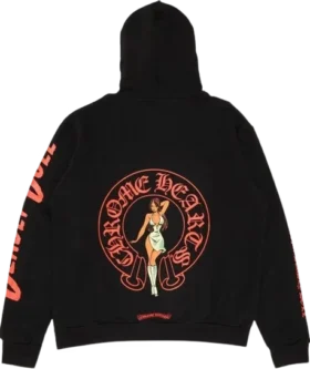 Sudadera con capucha exclusiva Chrome Hearts X Deadly Doll