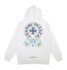 Sudadera con capucha unisex inspirada en la moda urbana de Chrome Hearts