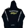 Sudadera con capucha y cremallera Chrome Hearts Aspen exclusiva en negro
