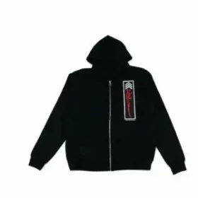 Sudadera con capucha y cremallera Chrome Hearts Black Foti Jarvis Block Sudadera con capucha y cremallera Chrome Hearts Black Foti Jarvis Block