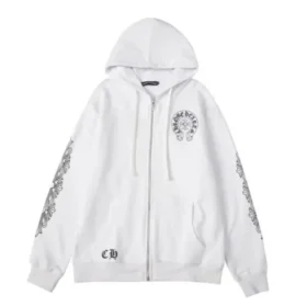 Sudadera con capucha y cremallera Chrome Hearts Los Angeles