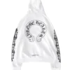 Sudadera con capucha y cremallera en forma de cruz de Chrome Hearts