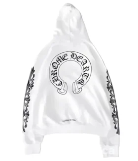 Sudadera con capucha y cremallera en forma de cruz de Chrome Hearts