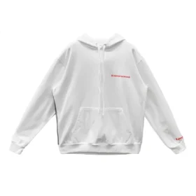 Sudadera con capucha y letras rojas «Laurie Lynn Stark Portrait» de Chrome Hearts