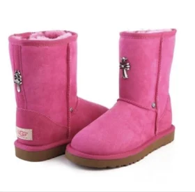 Uggs Chrome Hearts en rosa