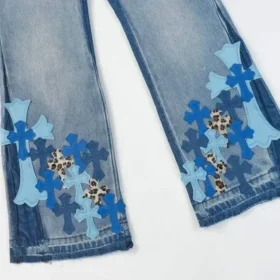 Vaqueros bootcut cruzados de Chrome Hearts Vaqueros bootcut cruzados de Chrome Hearts