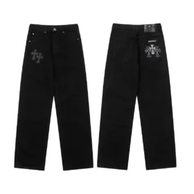 Vaqueros Chrome Heart negros