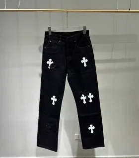 Vaqueros Chrome Hearts Black White Label Vaqueros Chrome Hearts Black White Label