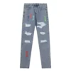 Vaqueros Chrome Hearts Blue Rough Vaqueros Chrome Hearts Blue Rough