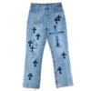 Vaqueros Chrome Hearts con letras Vaqueros Chrome Hearts con letras