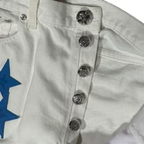 Vaqueros Chrome Hearts con parche de estrella