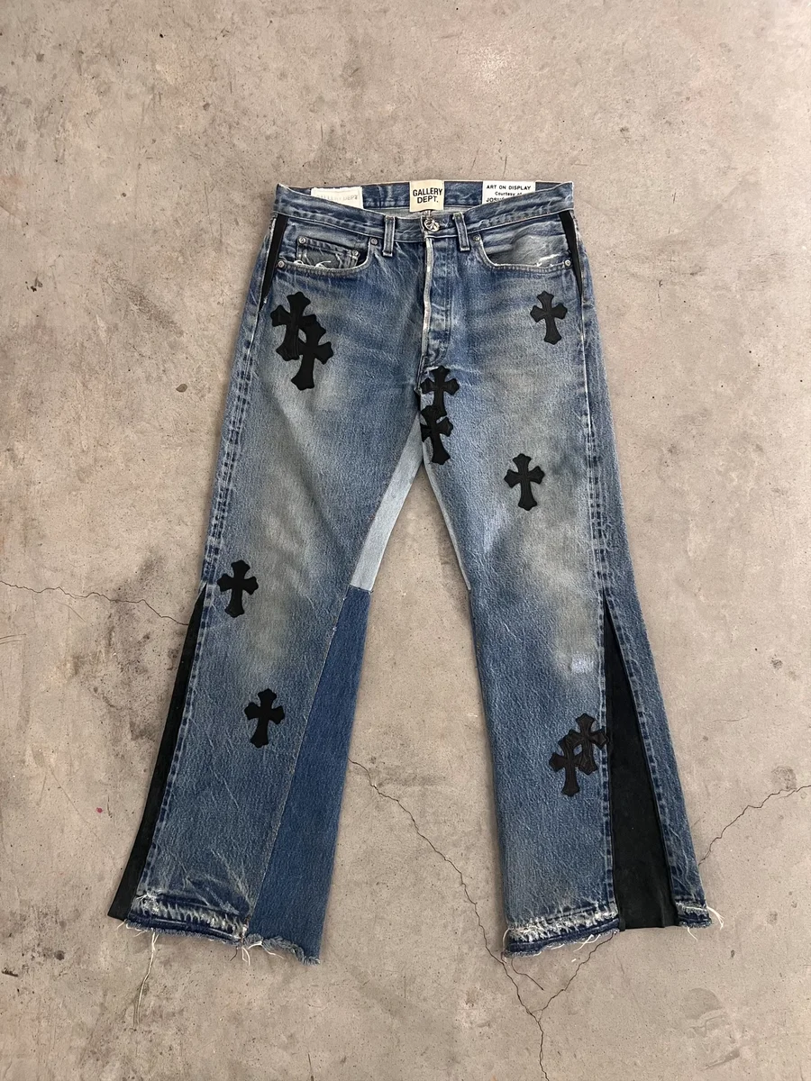 Vaqueros Chrome Hearts de Gallery Dept Vaqueros Chrome Hearts de Gallery Dept