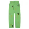 Vaqueros Chrome Hearts Denim verde limo Vaqueros Chrome Hearts Denim verde limo