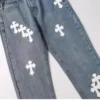 Vaqueros con Cross Patch de Chrome Hearts Vaqueros con Cross Patch de Chrome Hearts