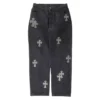 Vaqueros con Cross Patch de pelo de potro de Chrome Hearts