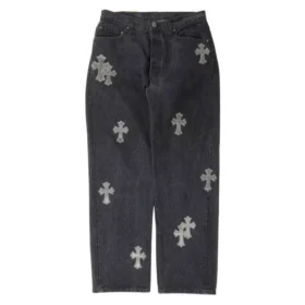 Vaqueros con Cross Patch de pelo de potro de Chrome Hearts
