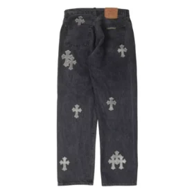 Vaqueros con Cross Patch de pelo de potro de Chrome Hearts