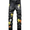 Vaqueros con el logotipo de la cruz de Chrome Hearts Vaqueros con el logotipo de la cruz de Chrome Hearts