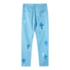 Vaqueros de denim azul claro de Chrome Hearts Vaqueros de denim azul claro de Chrome Hearts