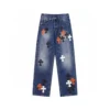 Vaqueros de denim con cruz azul de Chrome Hearts Vaqueros de denim con cruz azul de Chrome Hearts