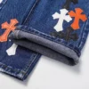 Vaqueros de denim con cruz azul de Chrome Hearts Vaqueros de denim con cruz azul de Chrome Hearts