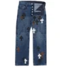 Vaqueros de pierna recta Lemandik con Cross Patch Vaqueros de pierna recta Lemandik con Cross Patch
