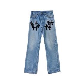 Vaqueros Levi’s con Cross Patch de Chrome Hearts – Azules