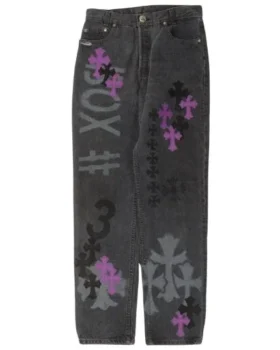 Vaqueros Levi’s con Cross Patch de Chrome Hearts y estampado