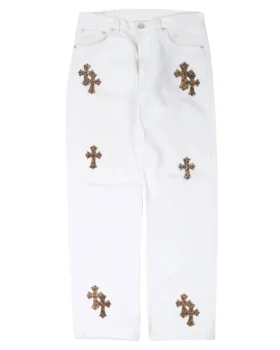 Vaqueros Levi’s con Cross Patch de leopardo de Chrome Hearts