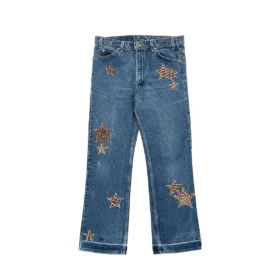Vaqueros Levi’s con parche de estrella de Chrome Hearts – Azules