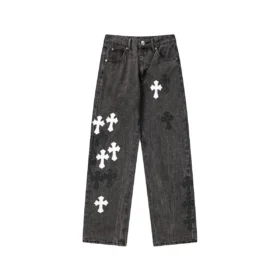 Vaqueros negros Chrome Hearts X Levi’s
