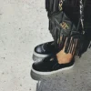 Zapatillas Slip-on Chrome Hearts Dagger de pelo de caballo